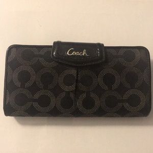 Coach Op Art Large Wallet